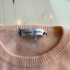 Lingua Franca Cashmere “Booyah” Sweater – Size Small, Pink
